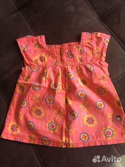 Джинсовая рубашка, топ и туника для девочки