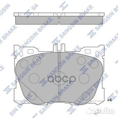 Колодки передние mercedes E class 2017- SP1871