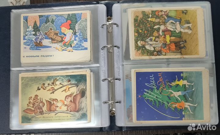 Советские открытки, календарики (альбом)