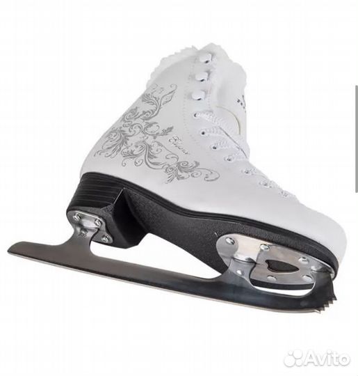 Коньки женские фигурные с мехом