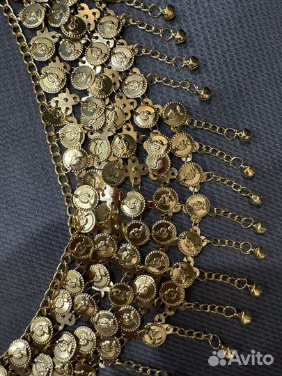 Пояс с монетками восточный