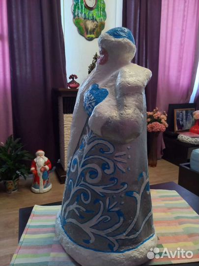 Реставрация Деда Мороза СССР из пенопласта