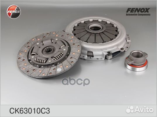 Сцепление к-т GAZ gazelle 2.9 10- CK63010C3 fenox