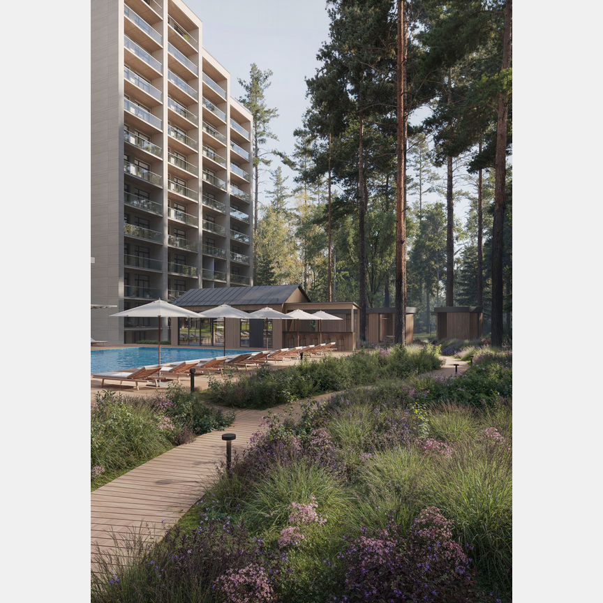 Апартаменты-студия, 42,1 м², 11/12 эт.