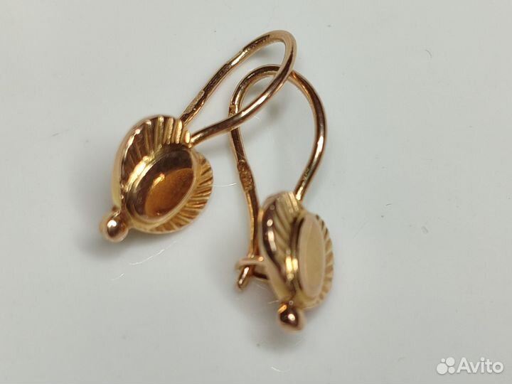 Золотые серьги СССР
