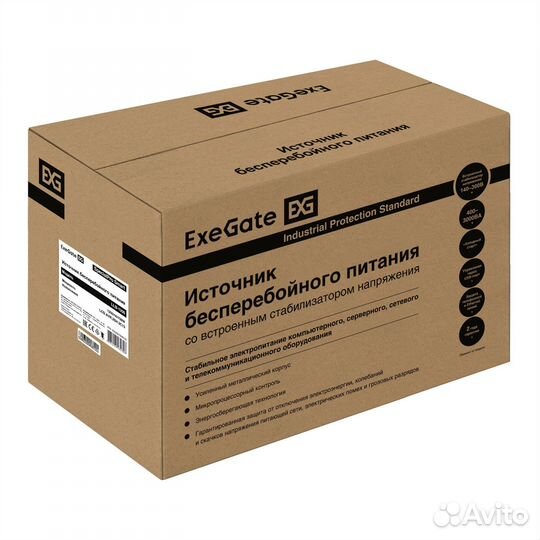 Ибп ExeGate SpecialPro SMART LLB-1200.LCD.AVR.2SH