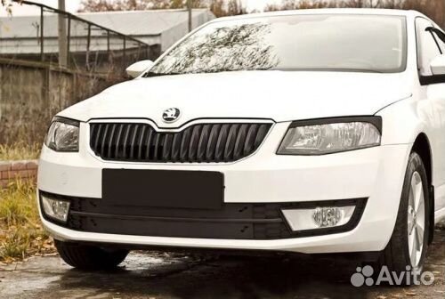 Реснички на фары для Skoda Octavia (A7) 2013-2017