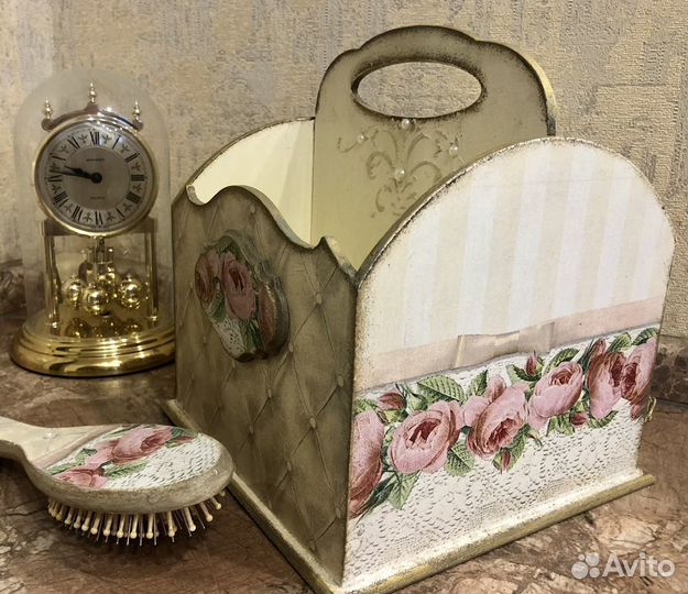 Огранайзер для расчесок, фена или рукоделия