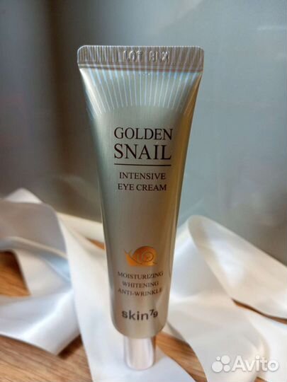 Крем для области вокруг глазс муцином улитки.Корея