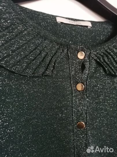 Трикотажная кофточка с люрексом uterque