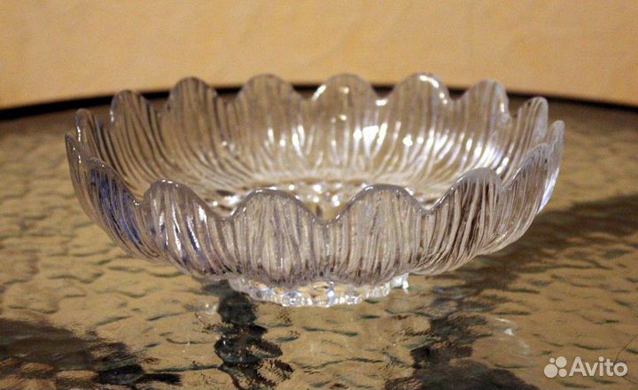 Конфетница. Чешский хрусталь