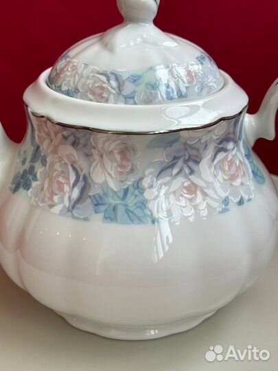 Чайный Сервиз/Thun 1794/Голубая Роза/Чехия/Богемия