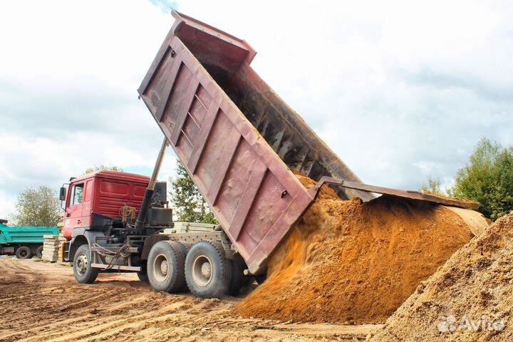 Песок карьерный