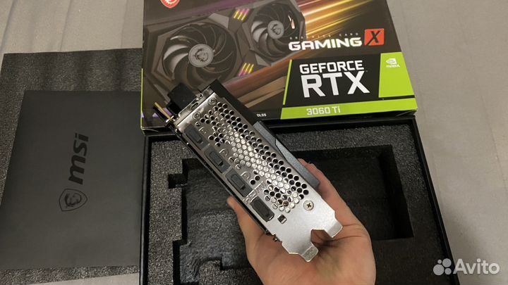 Видеокарта msi rtx 3060ti gamingx