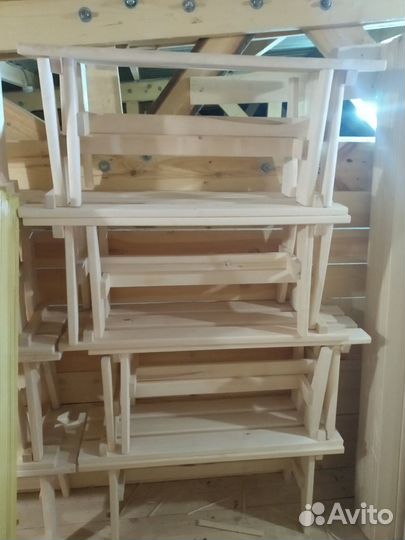 Лавки для бани и сауны липа