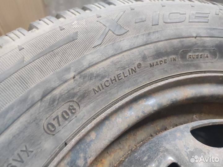 Штампованные колеса Michelin X-Ice 185/70 R14 88T