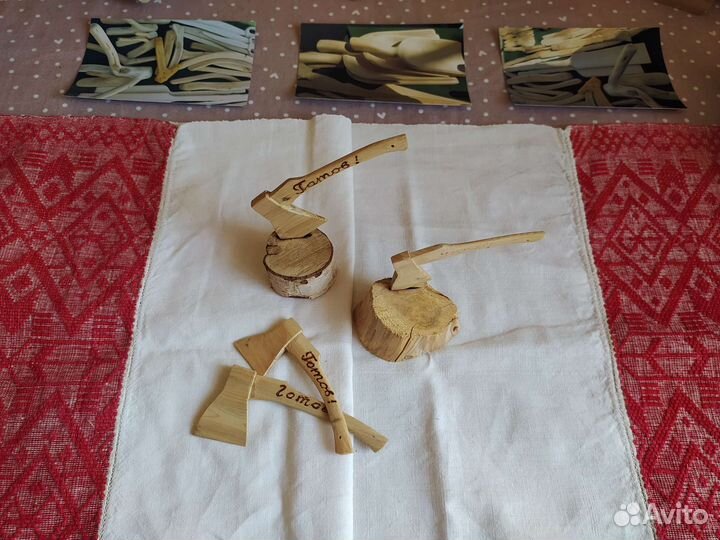 Топор сувенирный дерево