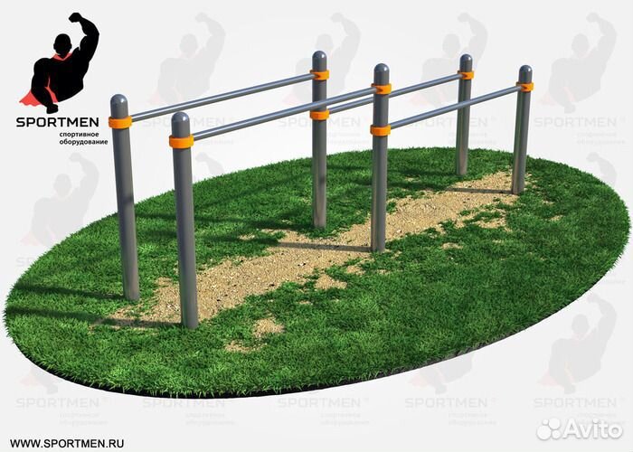 Брусья уличные