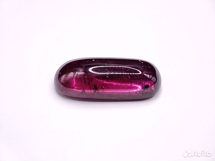 Кабошон: 8.59 ct. Гранат Родолит. Мозамбик + серти