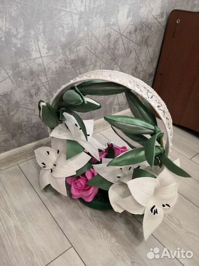 Настольная лампа Светильник ночник цветы