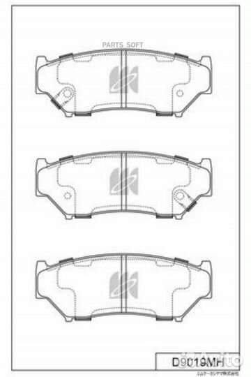 Kashiyama D9019MH Колодки торм.пер
