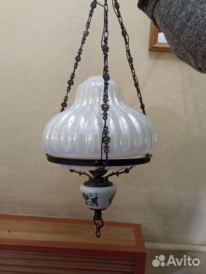 Люстры 2 шт, винтаж. Бронза