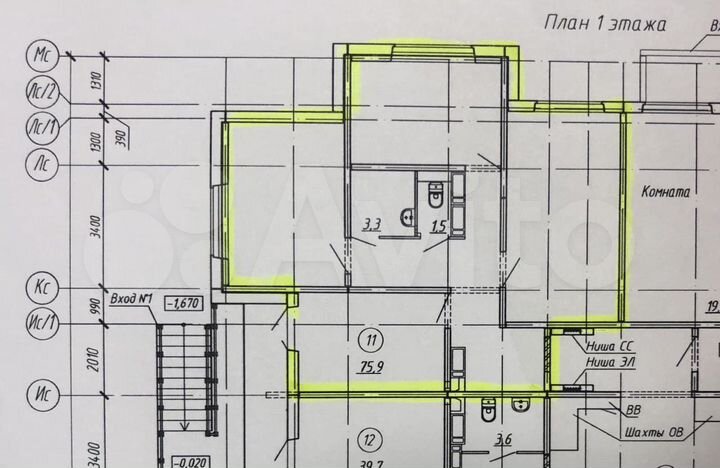 Свободного назначения, 76.2 м²