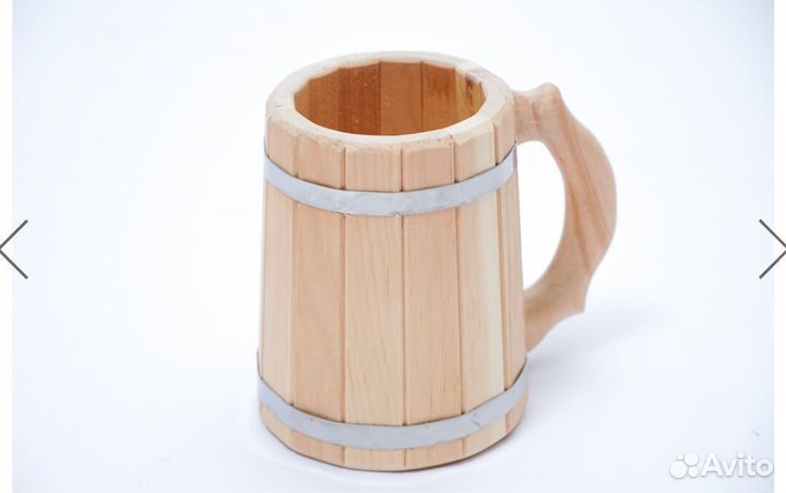 Кружка пивная из кедра
