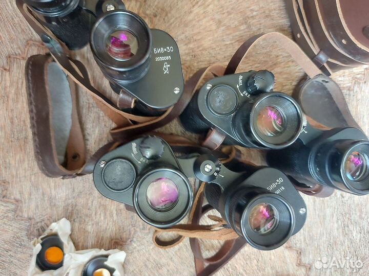 Военный Бинокль би 8-30 СССР