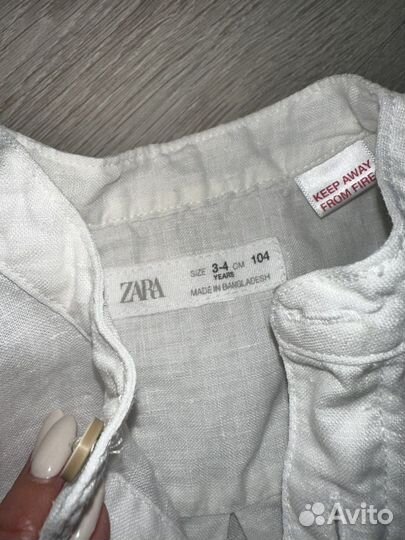 Рубашка и брюки zara 98-104
