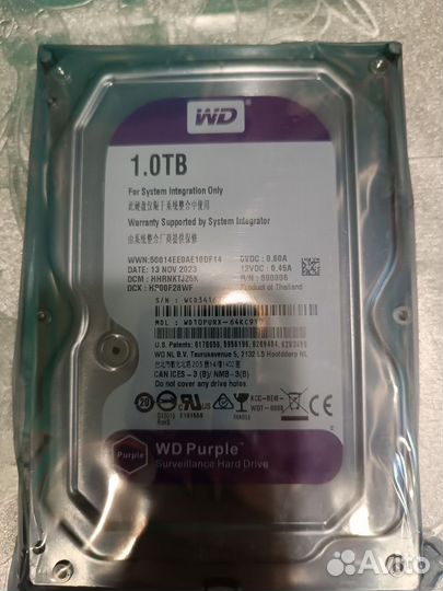 Жесткий диск WD Purple