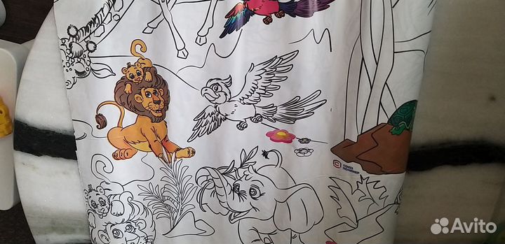 Скатерть разукрашка