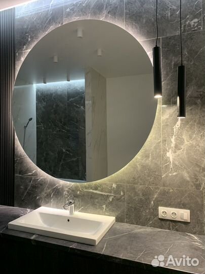 Зеркало с подсветкой на заказ