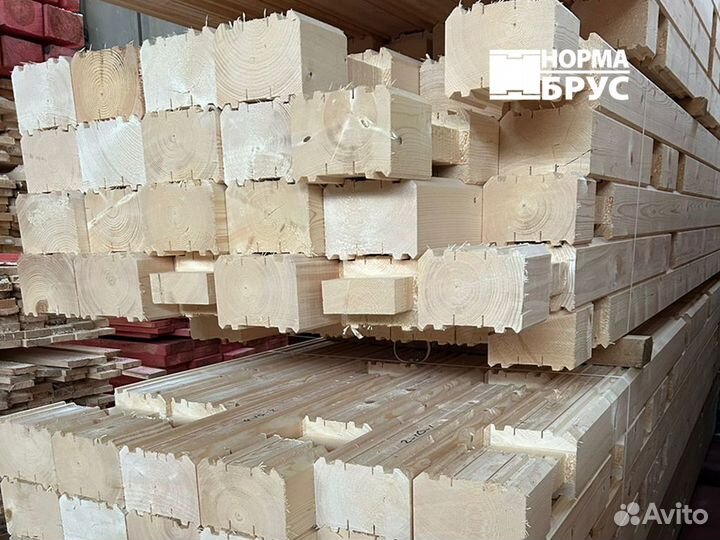 Домокомплект 200х200х6000 естественной влажности