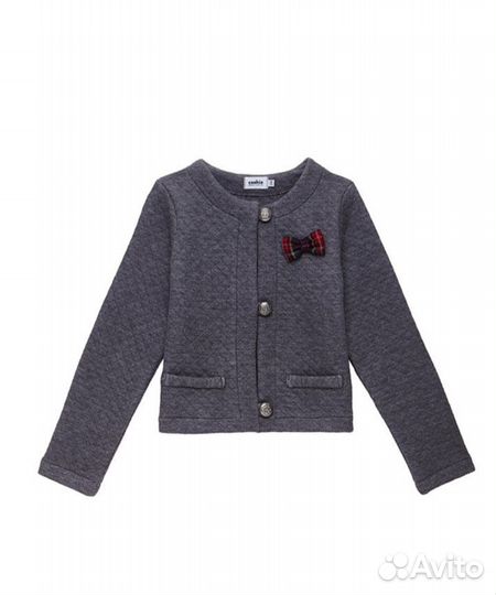 Пиджак из футера для девочки