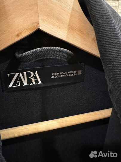 Джинсовая куртка Zara M легкий овер