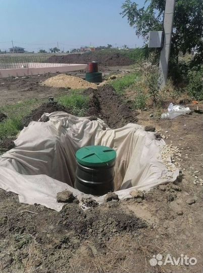 Установка канализации септик под ключ