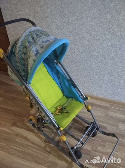 Коляска санки умка