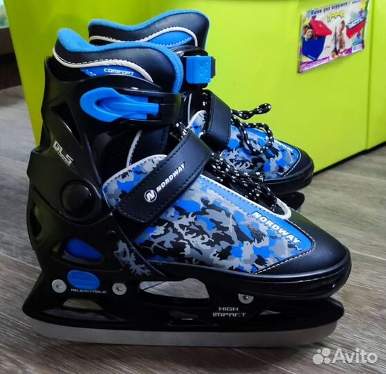 Коньки раздвижные Nordway 30-33