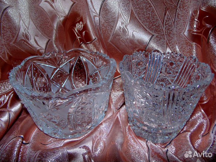 Хрусталь. Посуда и ваза СССР