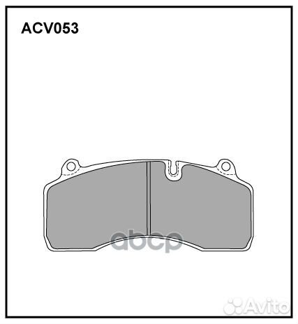 Колодки тормозные дисковые WVA (29147/29181) VO