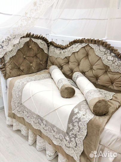 Новый комплект в кроватку