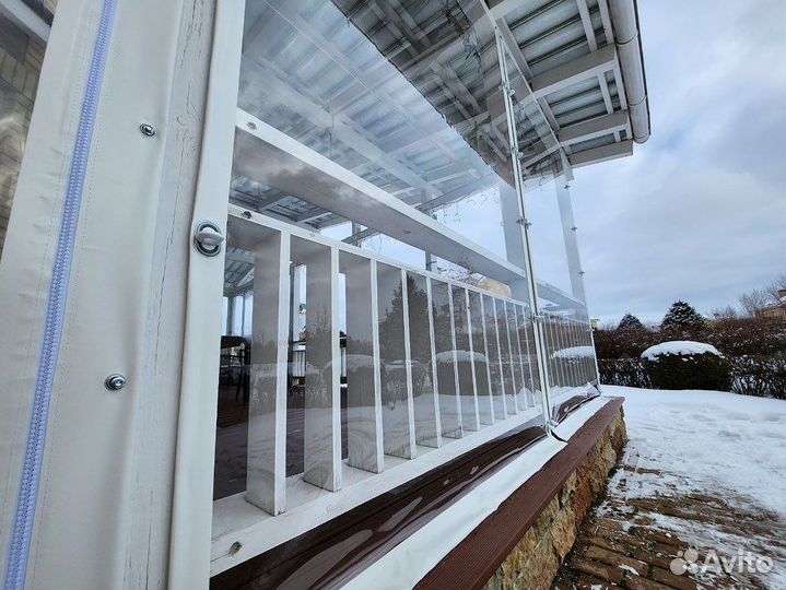 Мягкие окна пвх для террас и беседок