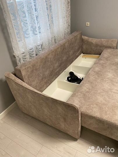 Диван прямой раскладной бу