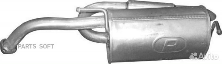 Глушитель зад. polmostrow 0570