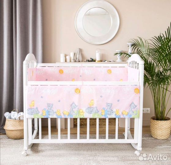 Бортики в детскую кроватку,молокоотсос,аспиратор