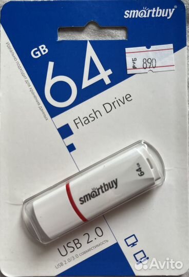 Usb 2.0 флешка 64gb