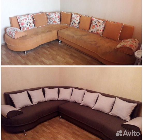 Перетяжка изготовление ремонт мягкой мебели