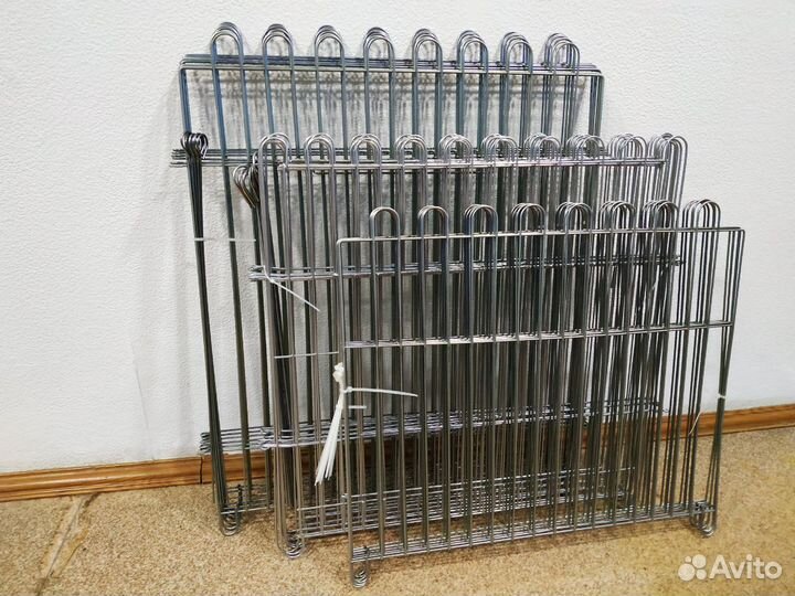 Вольеры клетки для собак разной высоты, 6 секций