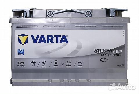 Аккумулятор Varta Start-Stop F21 AGM 580901080 агм